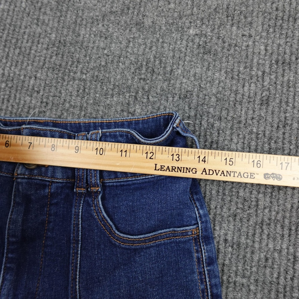 Anthropologie Pilcro The Skipper Jeans Womens 29 Blue High Rise Wide Leg - Picture 10 of 11